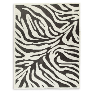 Thomwith - Black / Ivory - Large Rug