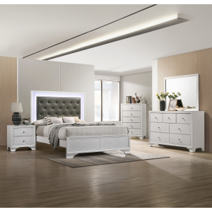 Lyssa - Full 4 Piece Bedroom Set - White