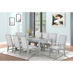 Fiona - Dining Table And 6 Chairs - Gray