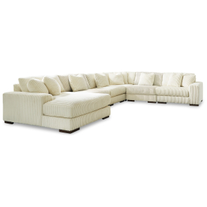 Lindyn - 6-Piece Sectional With LAF Corner Chaise - Ivory