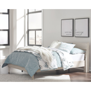 Socalle - Full Panel Platform Bed - Natural