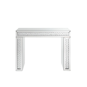 Nysa - 31## Vanity Desk - Mirrored & Faux Crystals