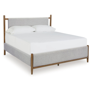 Lyncott - California King Upholstered Bed - Brown
