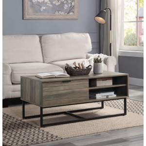 Homare - Coffee Table - Rustic Oak & Black