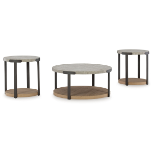 Darthurst - Occasional Table Set (Set of 3) - Light Brown
