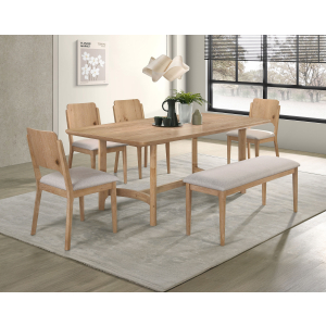 Arden - 6 Piece Dining Room Set - Light Brown