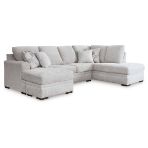Gabyleigh - 2-Piece Sectional With Laf Chaise - Nickel