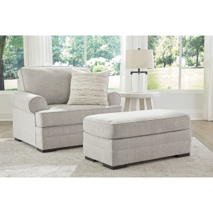 Eastonbridge - 2 Pc. - Chair And A Half, Ottoman - Shadow