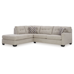 Mahoney - 2-Piece Sectional With Laf Corner Chaise - Pebble