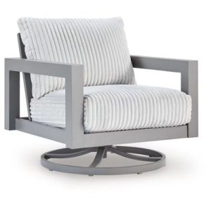Hurley Park - Swivel Chair With Cushion - Gray