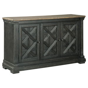 Tyler Creek - Dining Room Server - Black / Gray