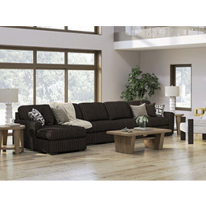 Midnight-Madness - LAF Corner Chaise - Chocolate