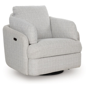 Alainmont Next-Gen Nuvella - Swivel Power Recliner - Stone