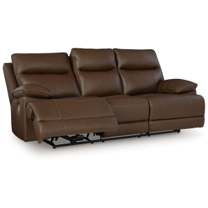 Vonryan - Power Reclining Sofa With Adj Headrest - Tobacco