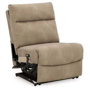 Next-Gen Durapella - Power Armless Recliner With Adj Headrest - Sand
