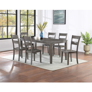 Ryan - 7 Piece Dining Room Set - Gray