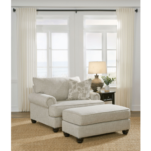 Asanti - 2 Pc. - Chair and a Half, Ottoman - Fog