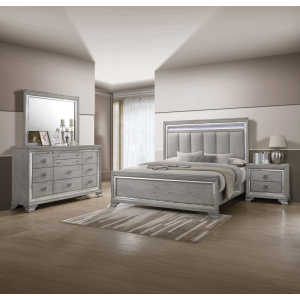 Vail - Queen 4 Piece Bedroom Set - Gray