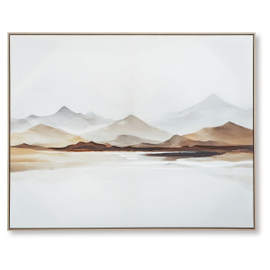 Karalen - Wall Art - White / Gray / Brown