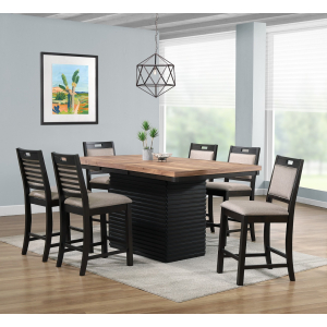Dallas 7pc Counter Height Set