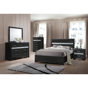 Naima - Twin Bed - Black