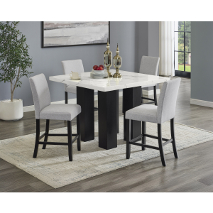 Parkside - 5 Piece Counter Dining Room Set - White