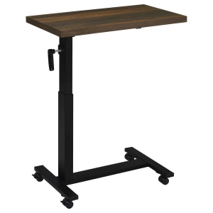 Westpark - Height Adjustable Mobile Bedroom C-Table - Dark Pine