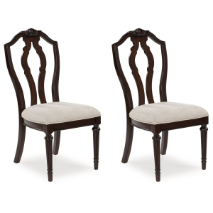Lavinton - Dining Upholstered Side Chair (Set of 2) - Tan / Brown