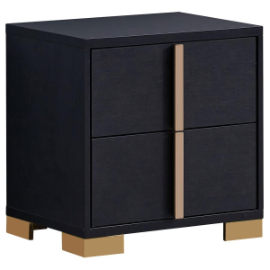 Marceline - 2-Drawer Nightstand - Black