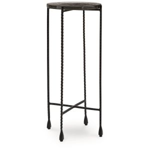 Newgoren - Accent Table - Clear / Black