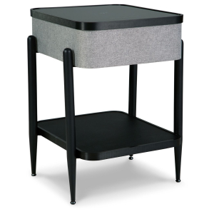 Jorvalee - Accent Table with Speaker - Gray / Black