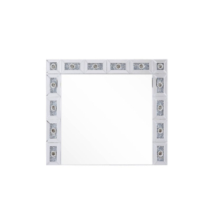 Noralie - 28## X 32## Accent Mirror - Mirrored & Faux Diamonds