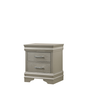 Amalia - Nightstand - Silver