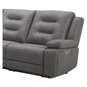 Caldwell - Power Right Arm Facing Recliner - Tahoe Charcoal