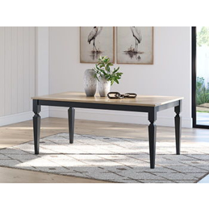 Brenkerton - Rectangular Dining Room Table - Grayish Brown / Black