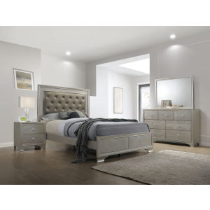 Lyssa - King 4 Piece Bedroom Set - Champagne