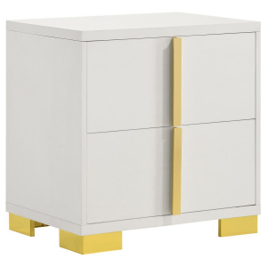 Marceline - 2-Drawer Nightstand - White