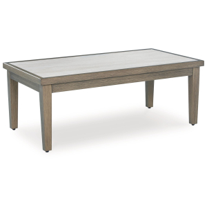 Rainier Ranch - Rectangular Cocktail Table - Brown / Beige