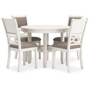 Erinberg - Dining Room Table Set (Set of 5) - Antique White