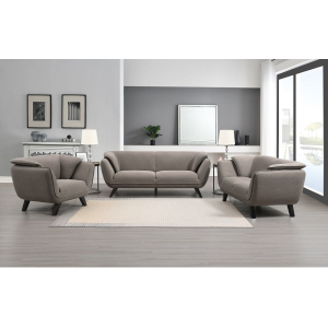Nayeli - Loveseat - Brown Linen