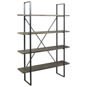 Gilesgrove - Bookcase - Black / Gray
