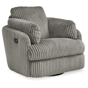 Tie-Breaker - Swivel Glider Recliner - Fog