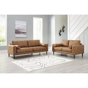 Telora - 2 Pc. - Sofa, Loveseat - Caramel