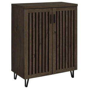 Brixton - 2-Door Entryway Shoe Storage Cabinets - Smoked Oak