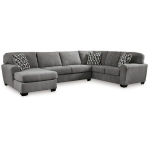 Birkdale Court - 3-Piece Sectional With Laf Corner Chaise - Gray