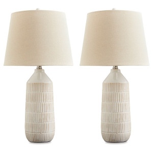 Willport - Ceramic Table Lamp (Set of 2) - Off White