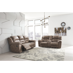 Stoneland - 2 Pc. - Reclining Sofa, Loveseat - Fossil