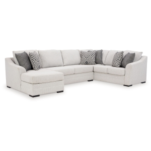 Koralynn - 3-Piece Sectional With Laf Corner Chaise - Stone