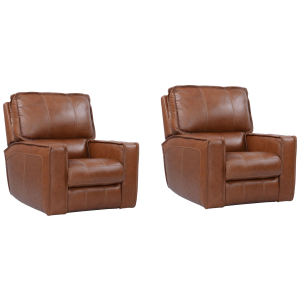 Rockford - Power Recliner (Set of 2) - Verona Saddle