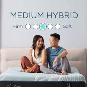 Adapt - Tempur-LuxeAdapt Medium Hybrid Mattress - Split King